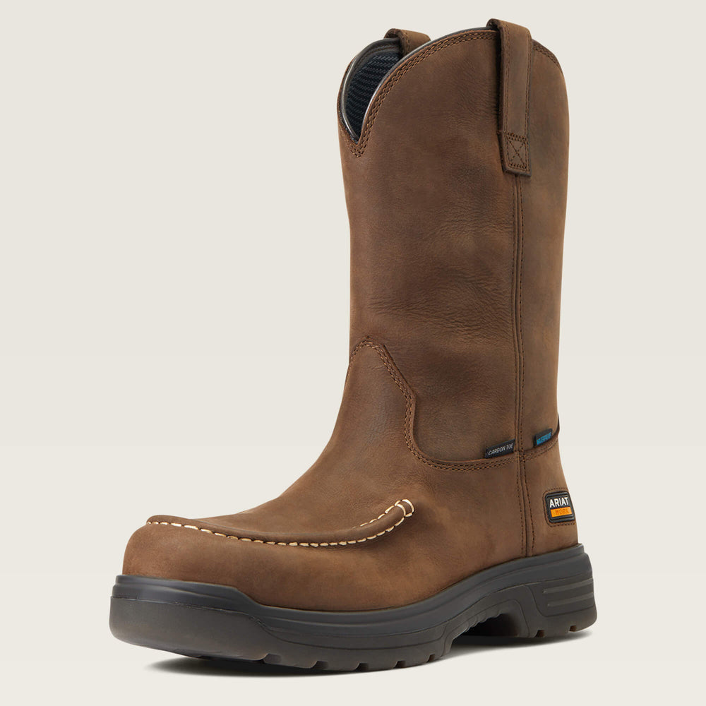 Ariat Turbo Moc Toe Waterproof Carbon Toe Work Boot Men