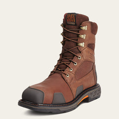 Ariat OverDrive 8" Wide Square Toe Waterproof Composite Toe Work Boot Men