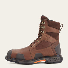 Ariat OverDrive 8" Wide Square Toe Waterproof Composite Toe Work Boot Men
