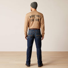 Ariat Rebar M4 Relaxed Rail Boot Cut Jean Men