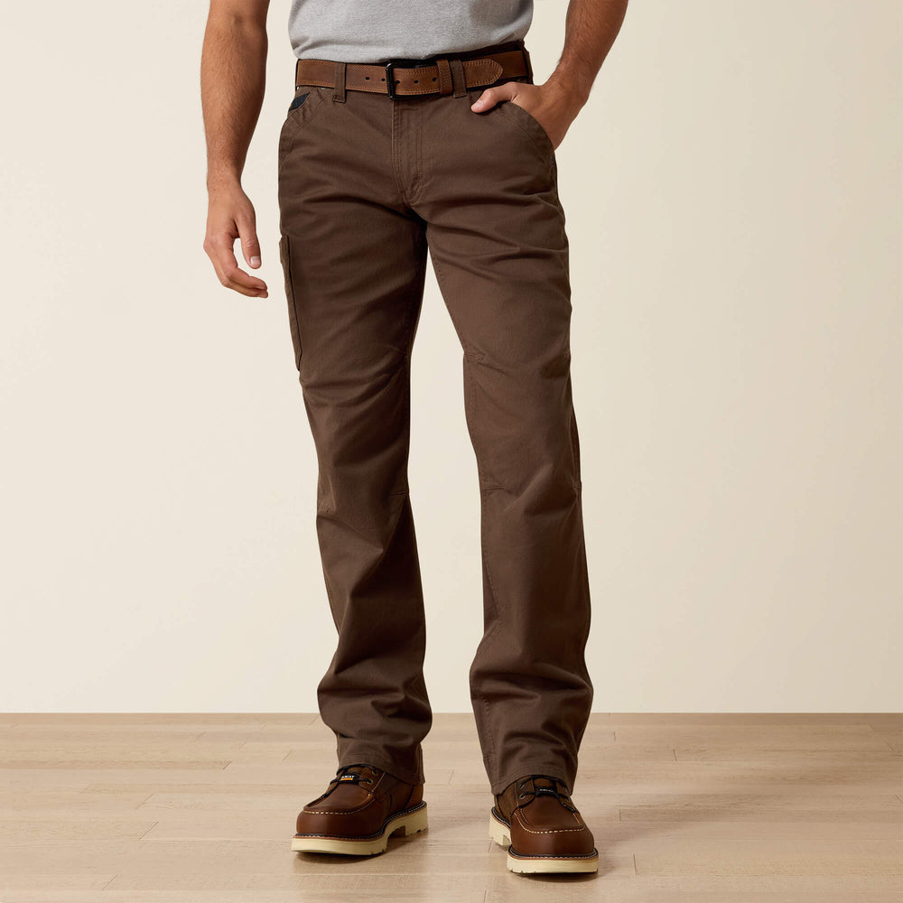 Ariat Rebar M5 Straight DuraStretch Washed Twill Dungaree Straight Leg Pant Men