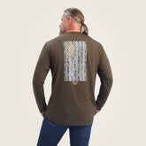 Ariat Rebar Workman Reflective Flag Graphic T-Shirt Men