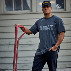 Ariat Rebar Cotton Strong Block Men