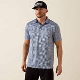 Ariat All Over Print Fitted Polo Men