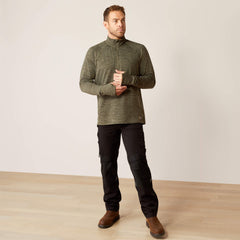 Ariat Rebar Gridwork Baselayer 1/4 Zip T-Shirt Men