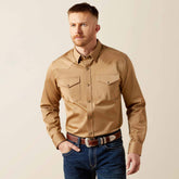 Ariat Solid Twill Fitted Shirt Men