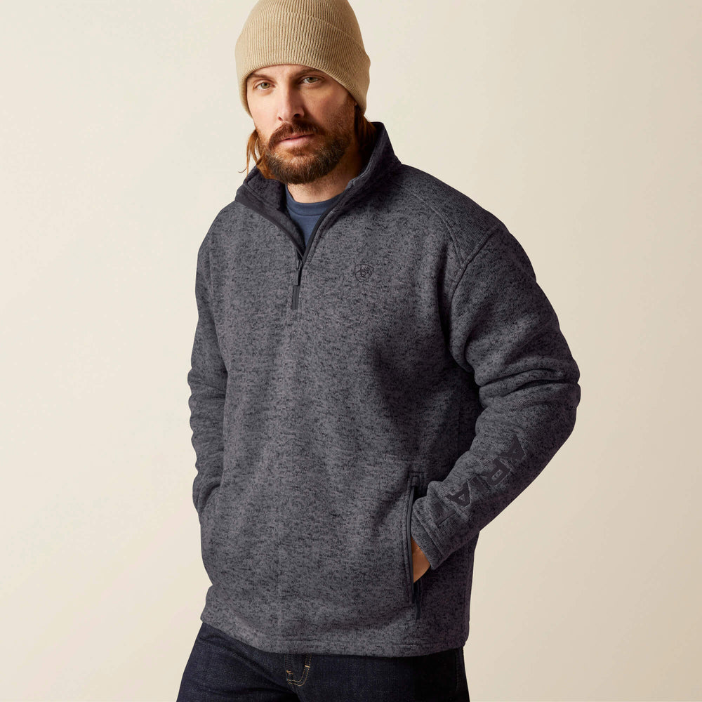 Ariat Caldwell Logo 1/4 Zip Sweater Men