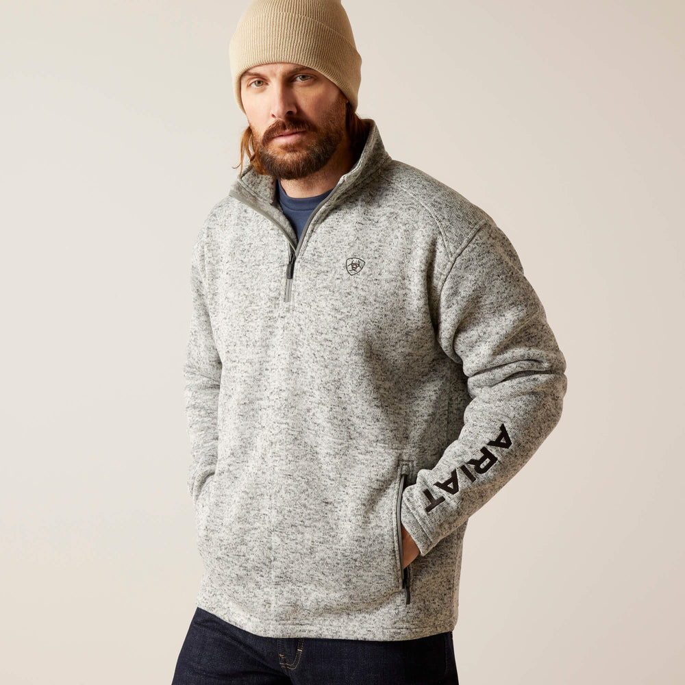 Ariat Caldwell Logo 1/4 Zip Sweater Men