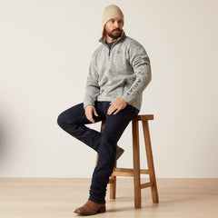 Ariat Caldwell Logo 1/4 Zip Sweater Men
