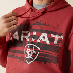 Ariat Ariat Liquid Stamp Flag Hoodie Men