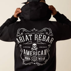 Ariat Rebar Lightweight Label Full Zip Hoodie Men