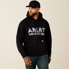Ariat Rebar Lightweight Duct Logo Hoodie Men