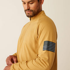 Ariat FR Combat Stretch Patriot 1/4 Zip Work Shirt Men