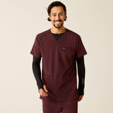 Ariat Derham 6 Pocket Scrub Top Men
