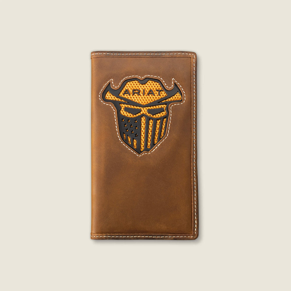 Ariat Work Roughneck Label Canvas Trifold Wallet Men