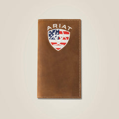 Ariat Flag Shield Rodeo Wallet Men
