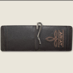 Ariat Ariat Logo Print Money Clip Wallet Men