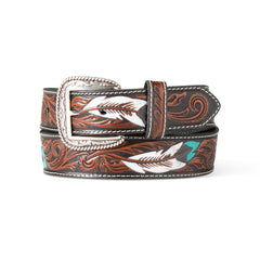 Ariat Feather Embossed Belt Men