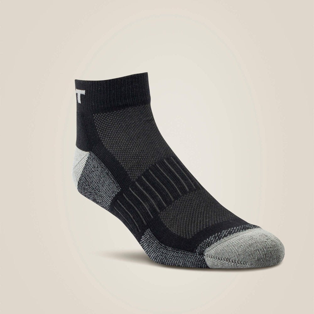Ariat High Performance Quarter Crew Tek Work Sock 3 Pair Pack Men|Women