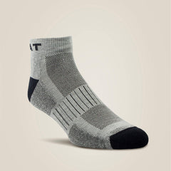 Ariat High Performance Quarter Crew Tek Work Sock 3 Pair Pack Men|Women