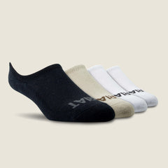Ariat Hilo No Slip No Show Sock 4 Pair Multi Color Pack Men