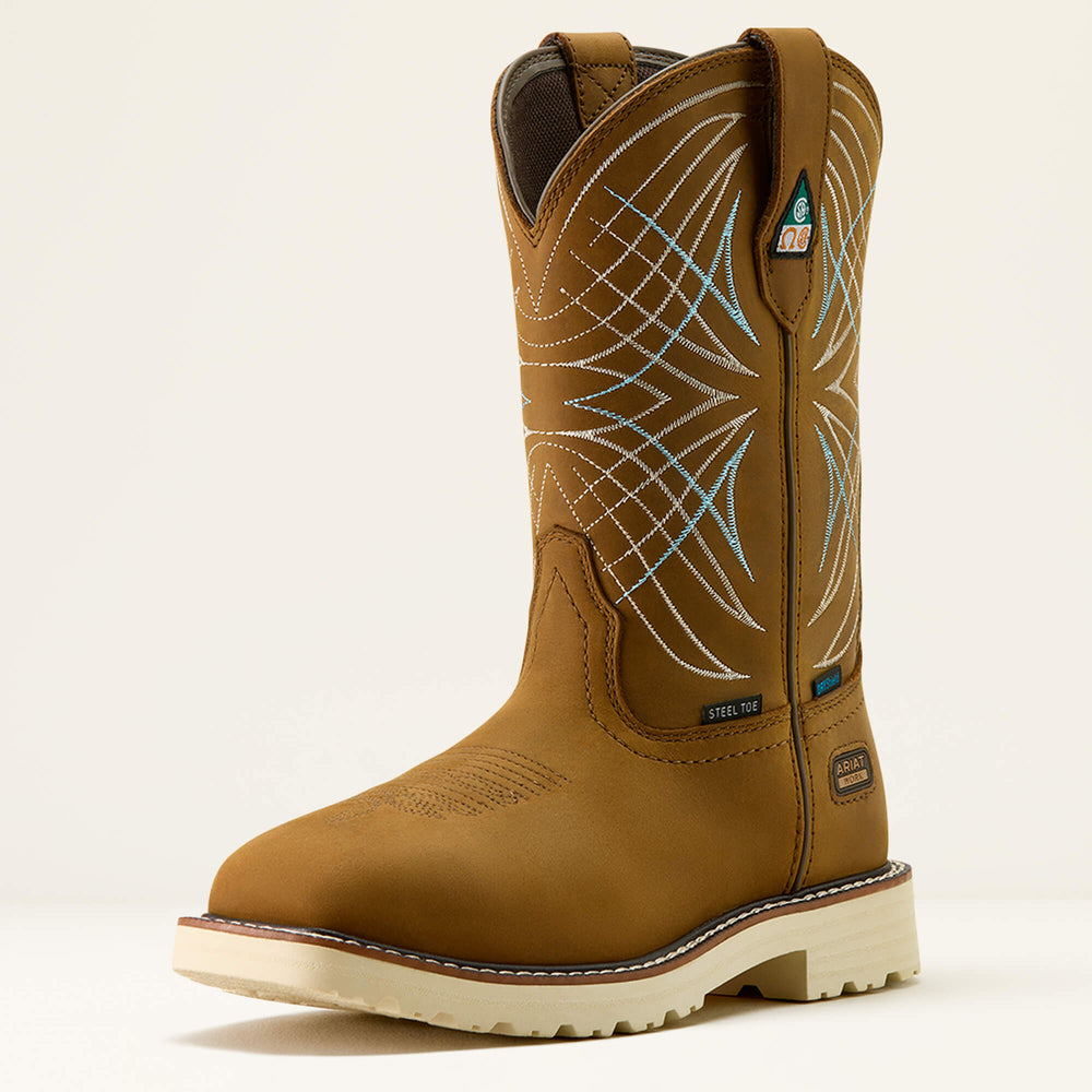 Ariat Activator CSA Waterproof Wide Square Toe Steel Toe Work Boot Women