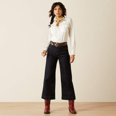 Ariat Ultra High Rise Countryside Wide Leg Jean Women|Trends