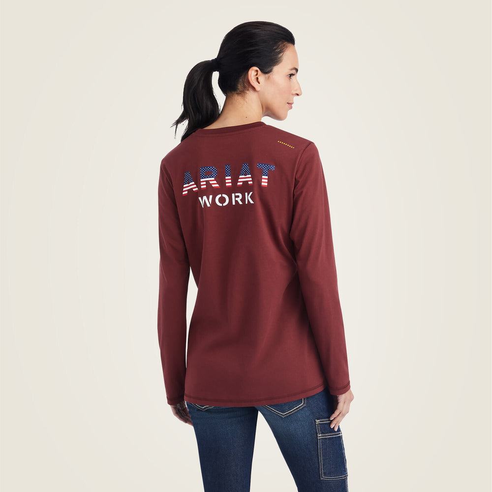 Ariat Rebar Workman USA Logo T-Shirt Women