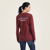 Ariat Rebar Workman USA Logo T-Shirt Women