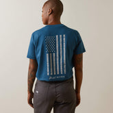 Ariat Rebar Cotton Strong American Flag Graphic T-Shirt Women