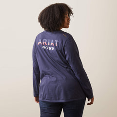 Ariat Rebar Workman USA Logo T-Shirt Women