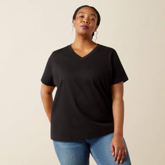Ariat Rebar Cotton Strong Standard V-Neck T-Shirt Women