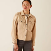 Ariat Rebar Cropped Woven Shirt Jacket Women