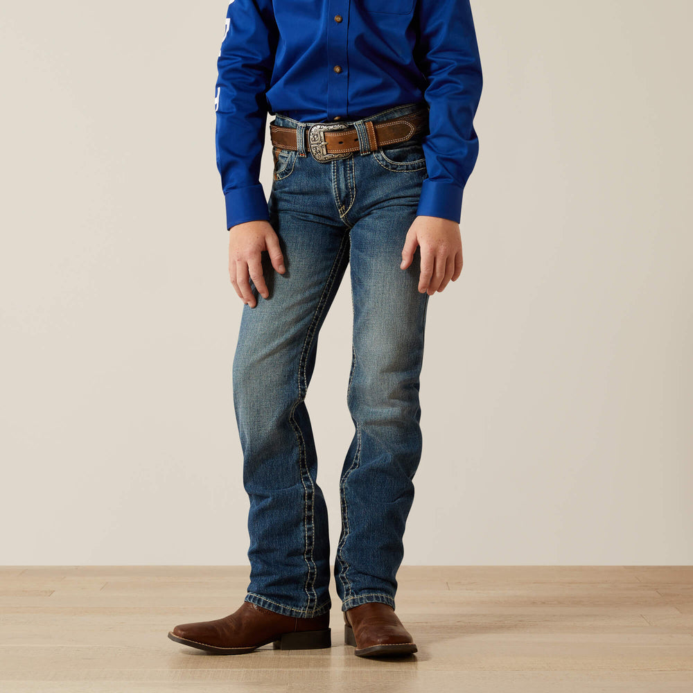 Ariat B5 Slim Charger Stackable Straight Leg Jean Kids