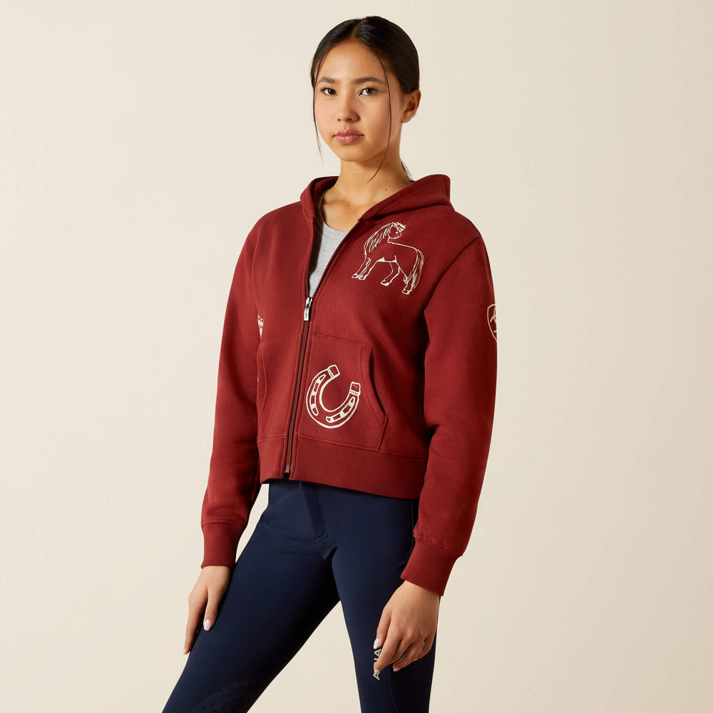 Ariat Spiffy Full Zip Sweatshirt Kids