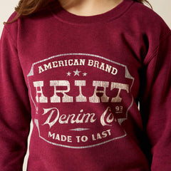 Ariat Ariat Emblem Sweatshirt Kids