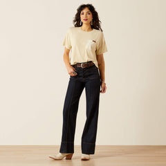 Ariat Ultra High Rise Tomboy Western Utility Wide Leg Jean Trends