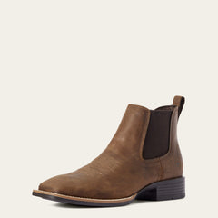 Ariat Booker Chelsea Wide Square Toe Western Boot Men