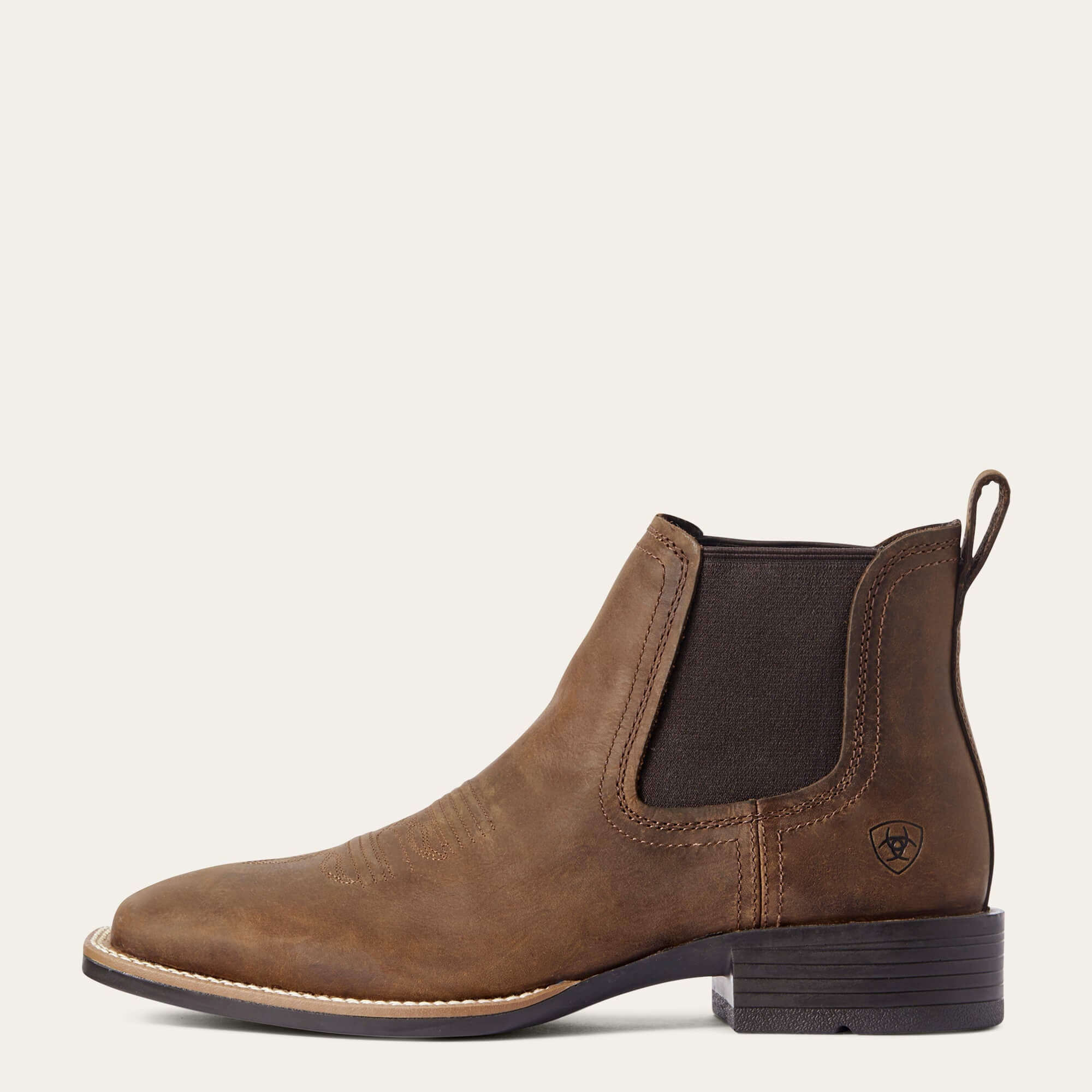 Ariat Booker Chelsea Wide Square Toe Western Boot Men