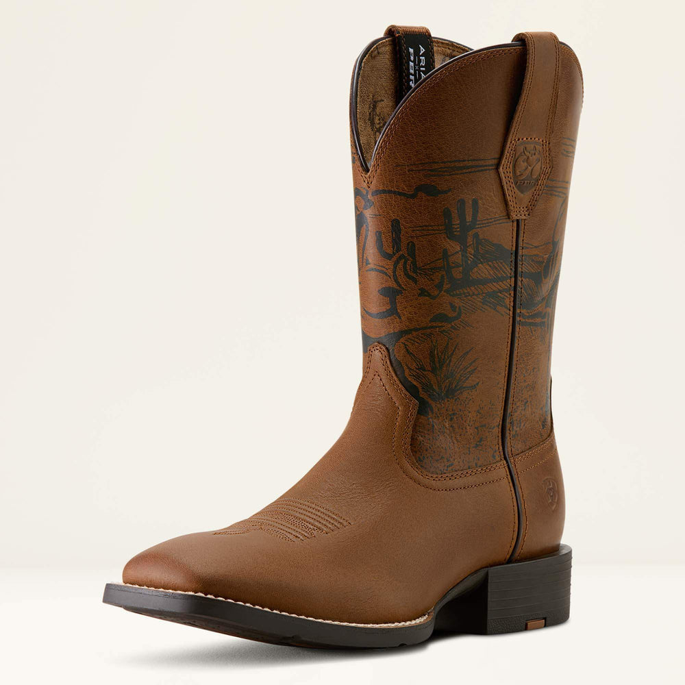 Ariat Sport PBR Wide Square Toe Cowboy Boot Men