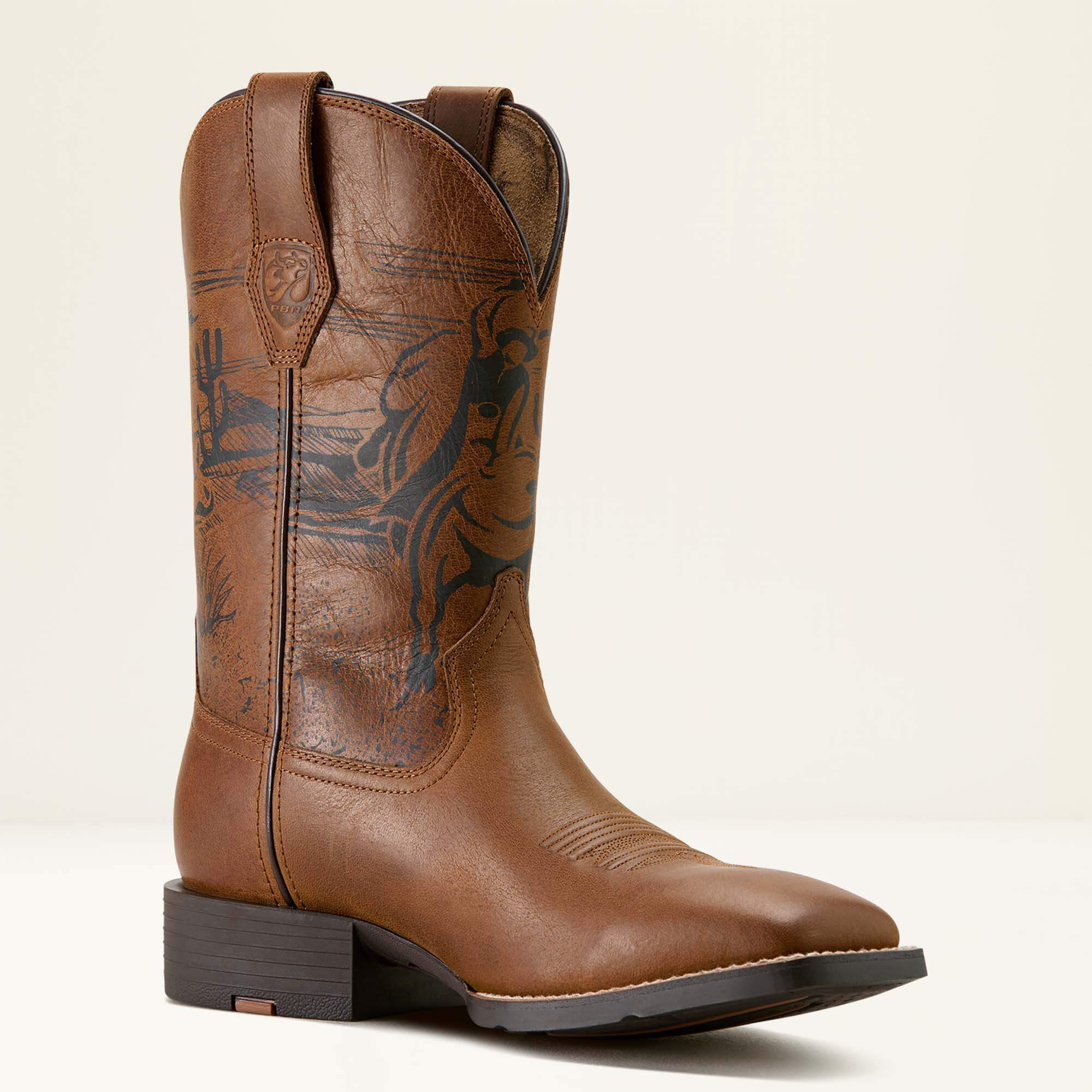 Ariat Sport PBR Wide Square Toe Cowboy Boot Men