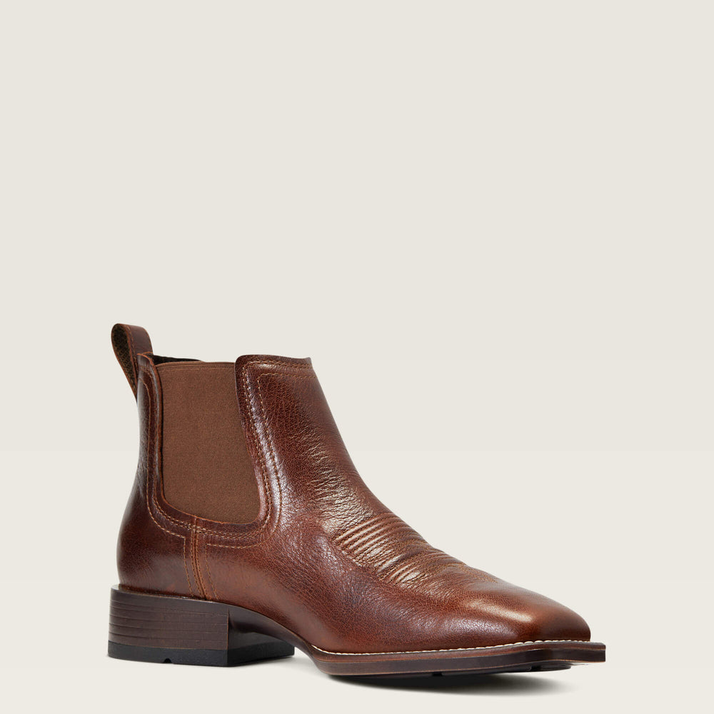 Ariat Booker Chelsea Wide Square Toe Western Boot Men