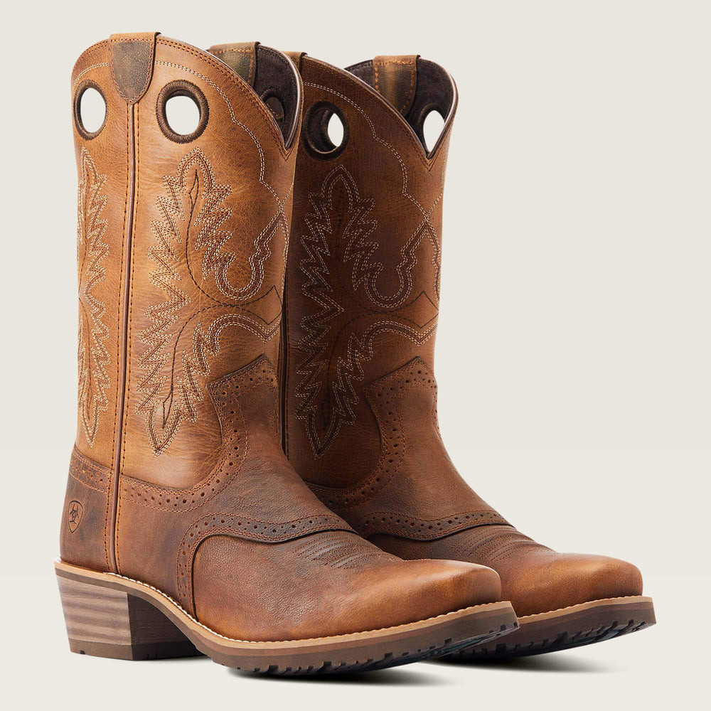 Ariat Hybrid Roughstock Square Toe Cowboy Boot Men