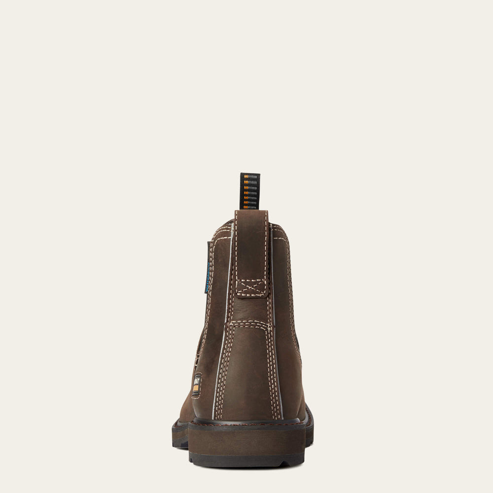 Ariat Groundbreaker Chelsea Wide Square Toe Waterproof Work Boot Men