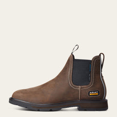 Ariat Groundbreaker Chelsea Wide Square Toe Waterproof Steel Toe Work Boot Men