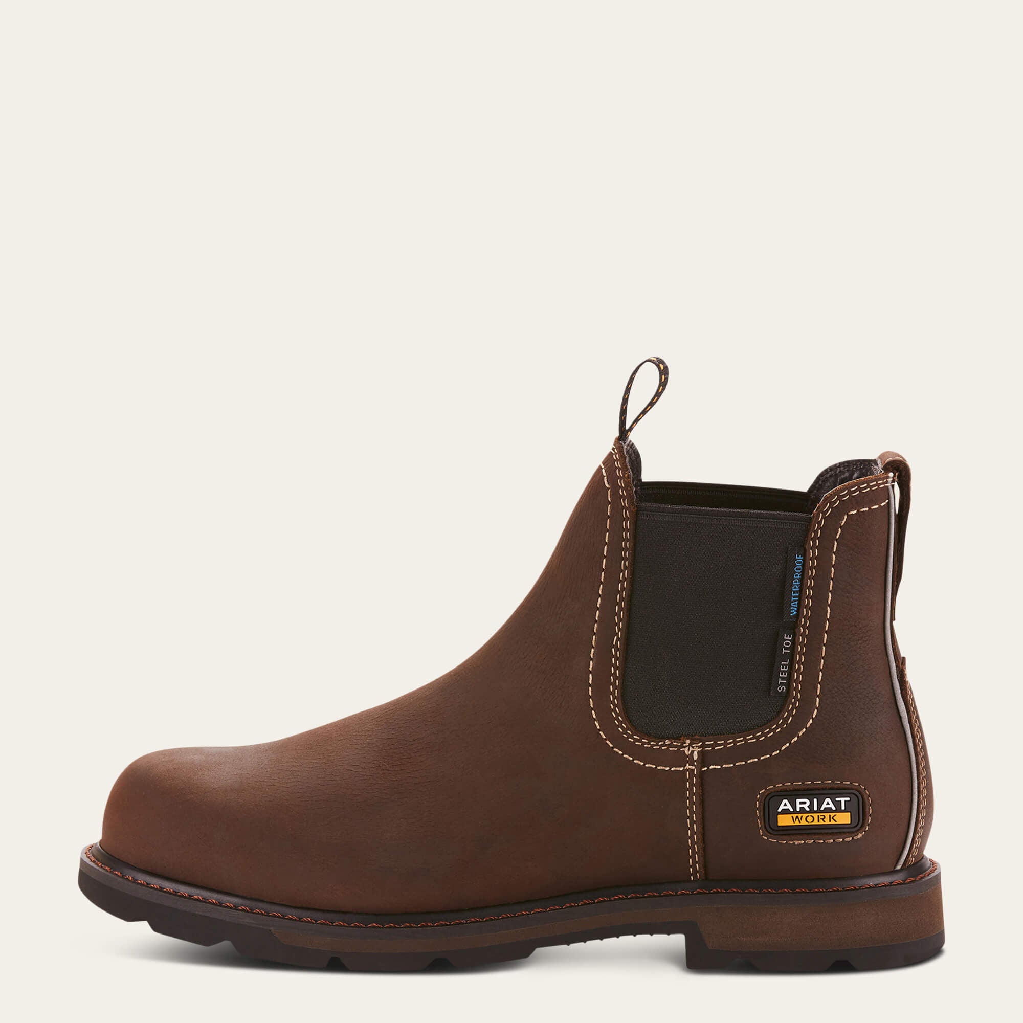 Ariat Groundbreaker Chelsea Waterproof Steel Toe Work Boot Men