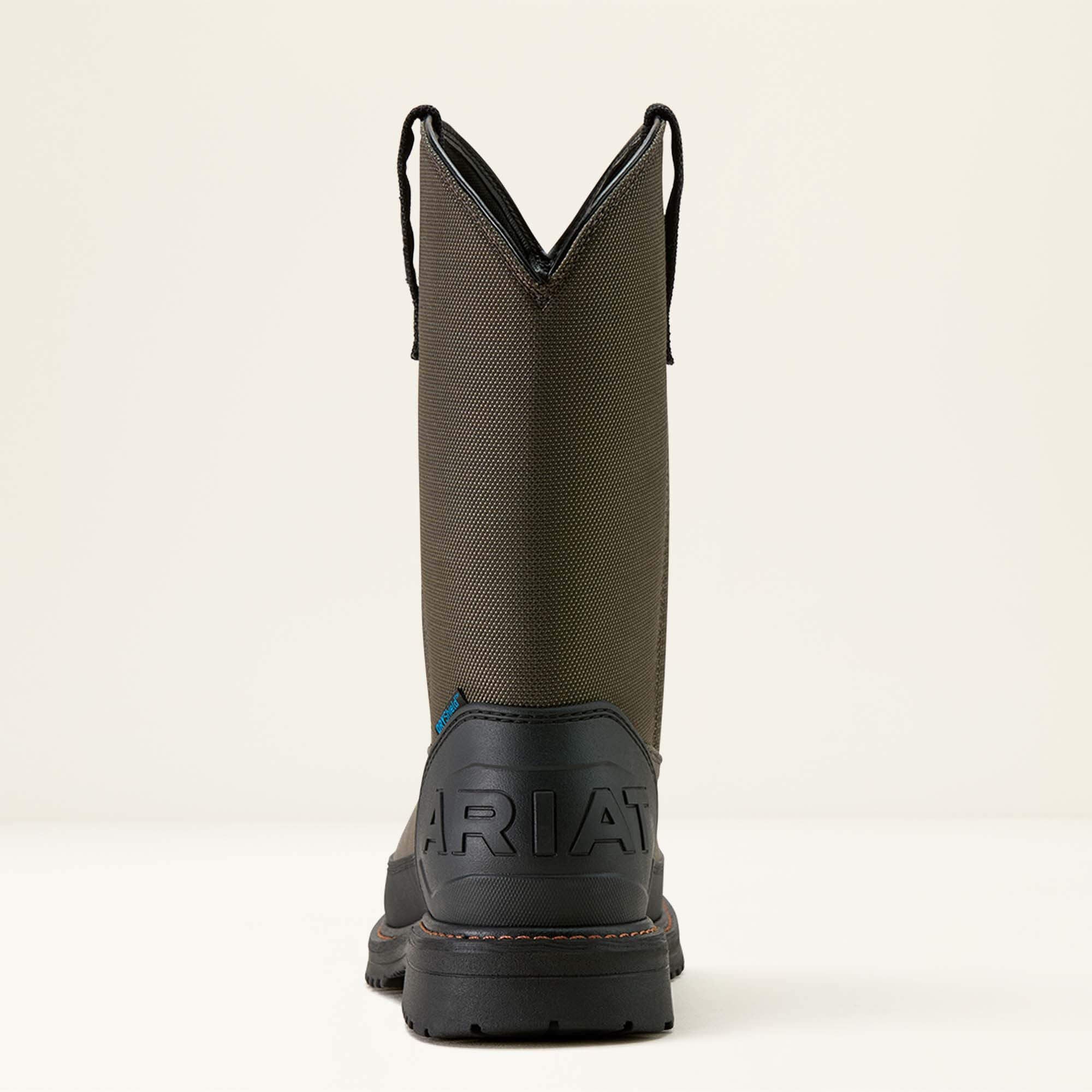 Ariat RigTEK Wildcat Pull-On CSA Waterproof Wide Square Toe Composite Toe Work Boot Men