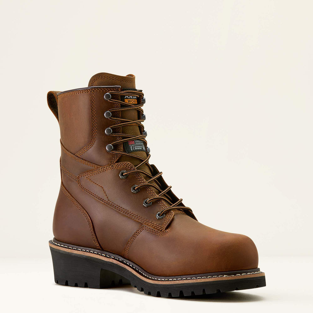 Ariat Logger Shock Shield Waterproof Insulated Composite Toe Work Boot Men