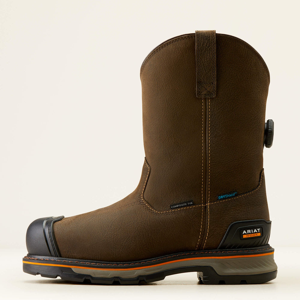 Ariat Stump Jumper Pull-On BOA Waterproof Composite Toe Work Boot Men