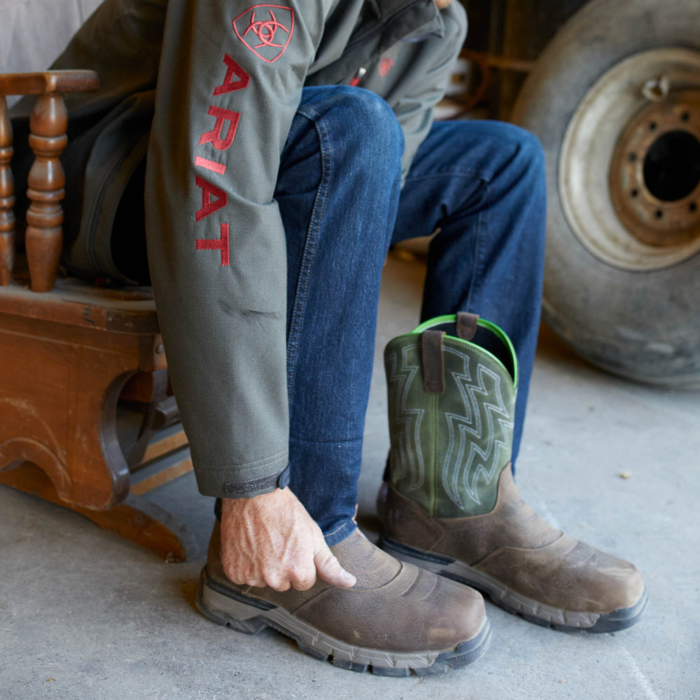 Ariat Rebar Flex Western Waterproof Composite Toe Work Boot Men